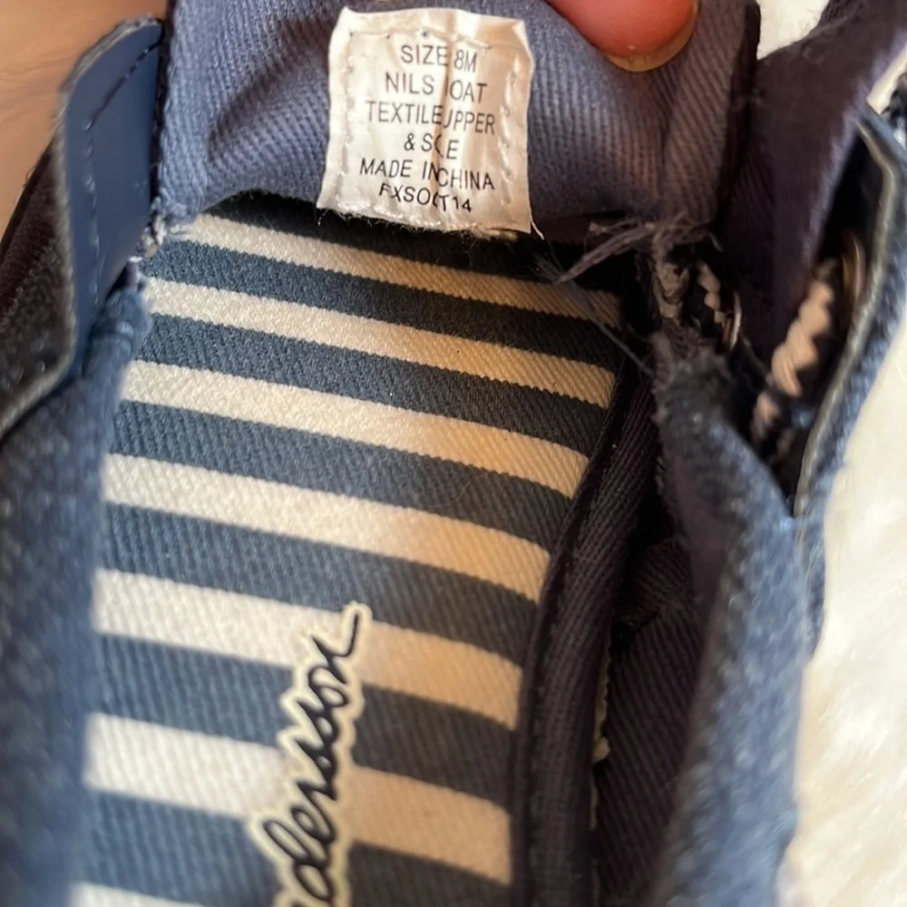 Hanna Andersson Navy Preppy Boat Shoes